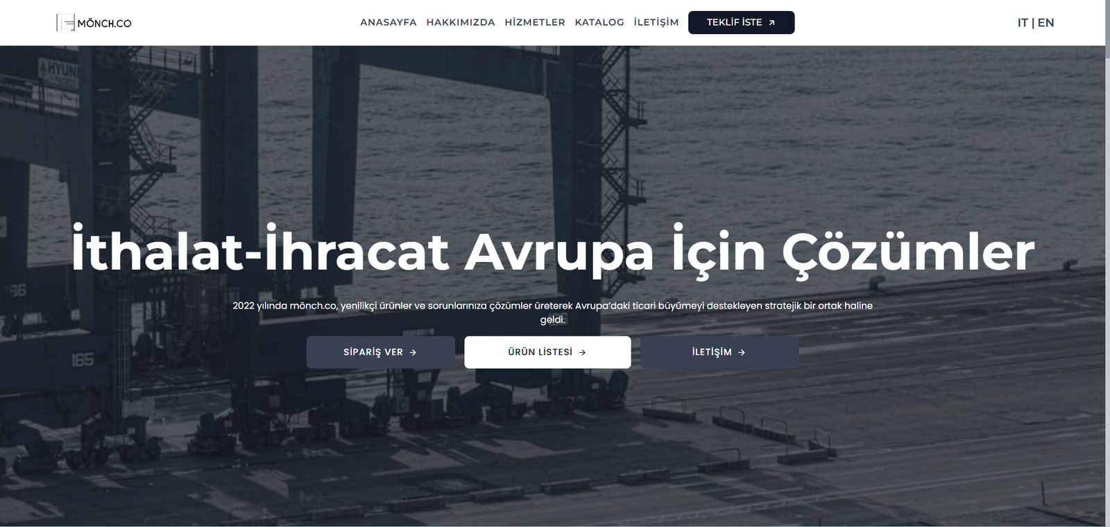 monch.company web sitesi ekran görüntüsü